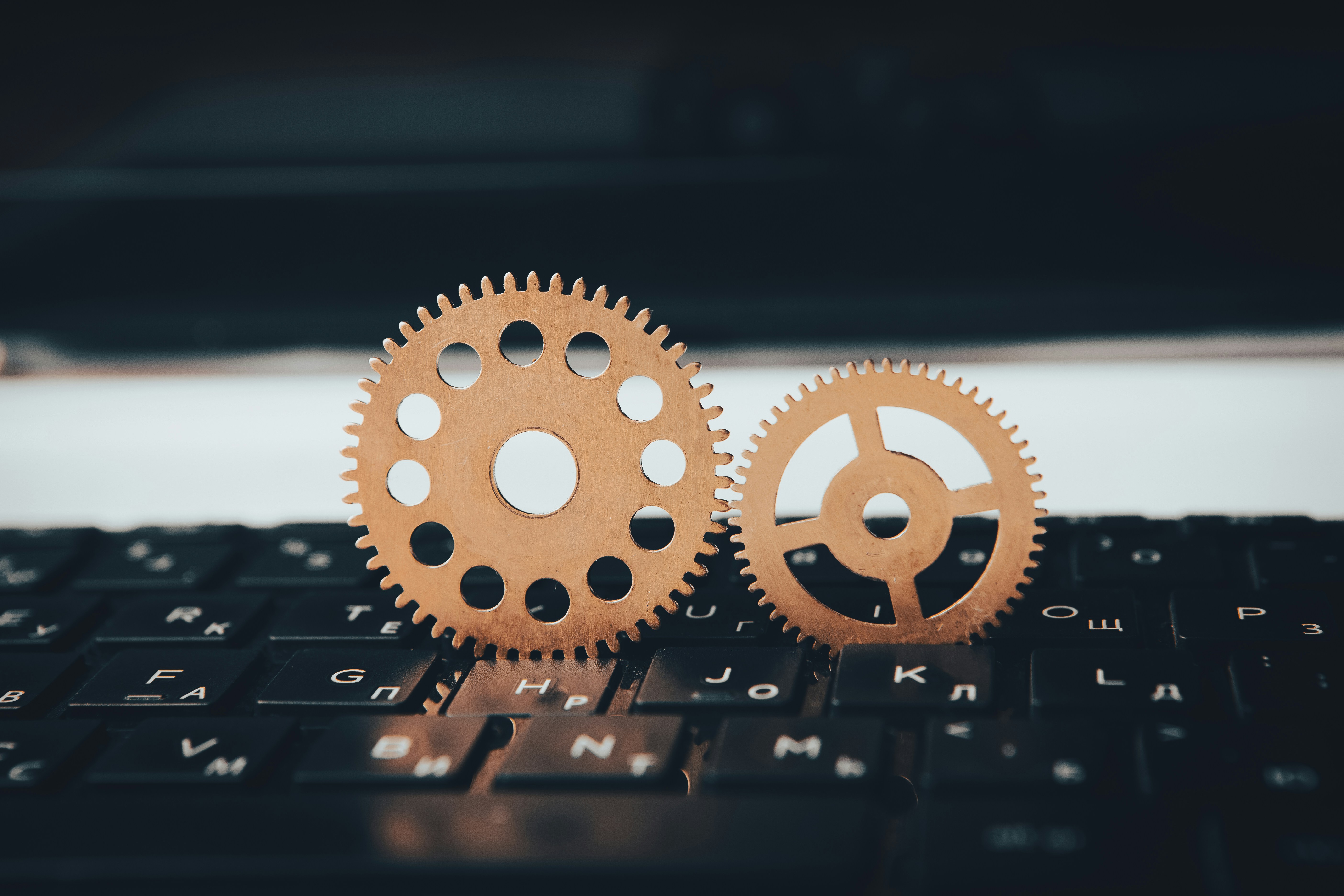 Business workflow automation illustration