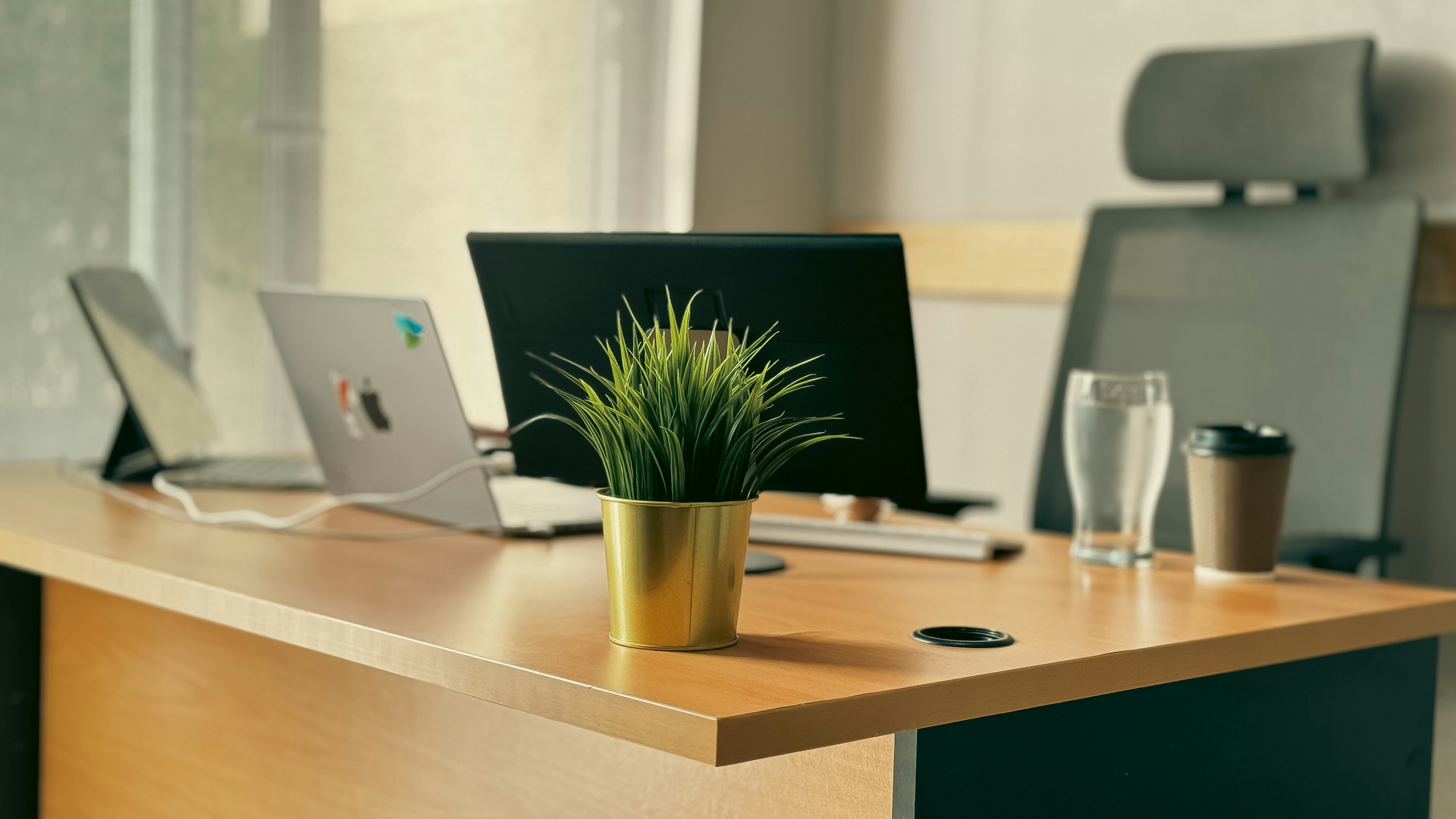 Empty developer workstation representing knowledge loss risk